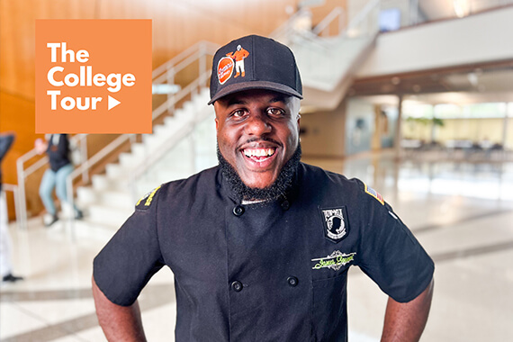 OTECH student on episode of The College Tour